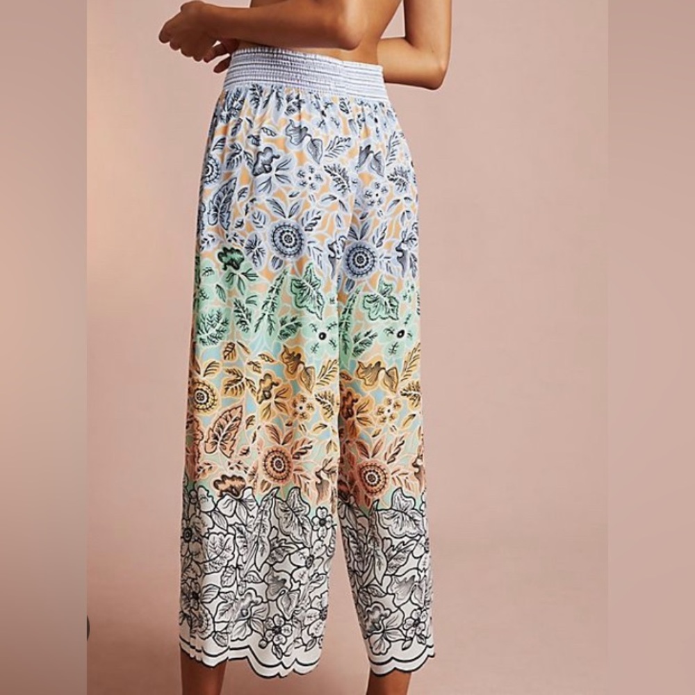 Anthropologie Floreat Tri color wise leg size L